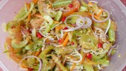 Pickled fish with tomatoes